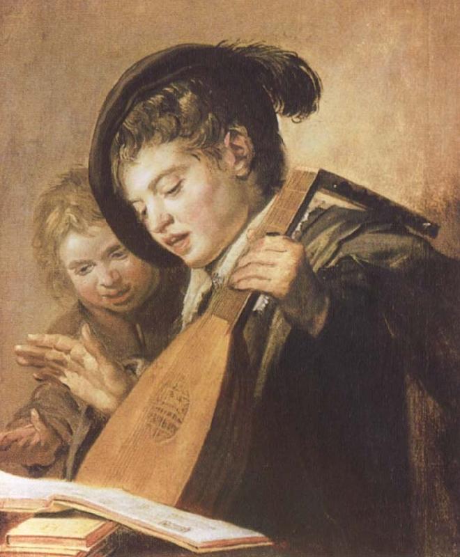 Frans Hals Two Singing Boys Sweden oil painting art